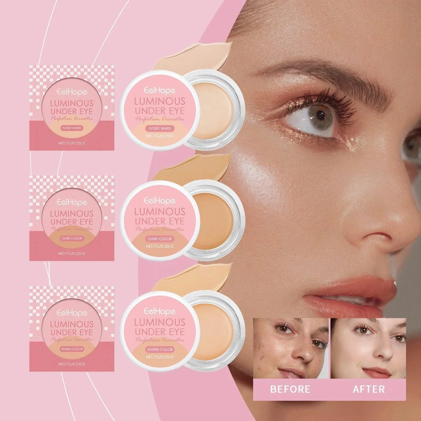 🔥🎉Last Day- Buy 1 Get 1 Free✨Under Eye Brightener, Brightening Cream Concealer