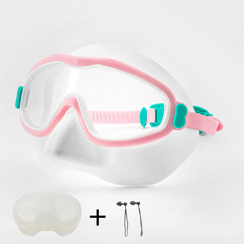 🔥Limited Time Offer 50% OFF🔥Unisex HD Anti-UV Anti-Choking Waterproof Integrated Swimming Goggles