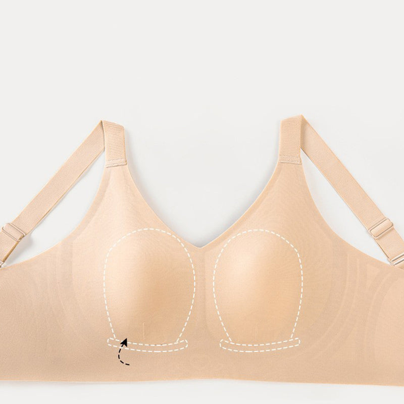Women's Seamless Wireless Anti-Sagging Support Bra