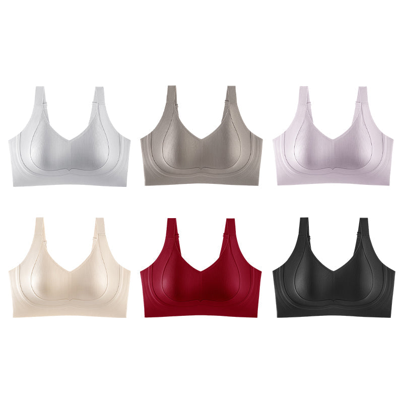 Women's Seamless Wireless Anti-Sagging Support Bra