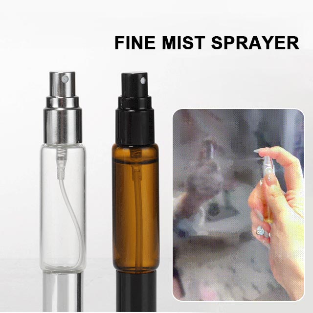 4PCS 10ml Essential Oil Roller Sprayer Dual-head Bottle