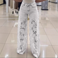🌸Black Friday HOT SALE 50% Off🌸High Waisted Lace Splicing Jeans