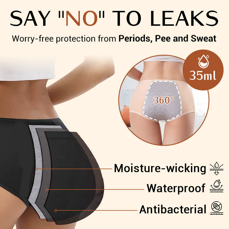 🌸Hot Sale-Buy 1 Get 3🔥2026 High Waist Leakproof Panties