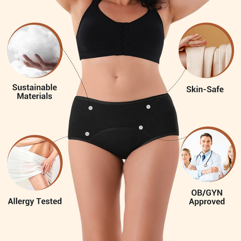 🌸Hot Sale-Buy 1 Get 3🔥2026 High Waist Leakproof Panties