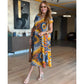 ⏳Time-limited Special-49% OFF⏰Women's Casual V-Neck Printed Maxi Dress