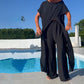 🌸Summer Hot Sale 49%OFF🌸Solid Color Off-Shoulder Top & Pants Set