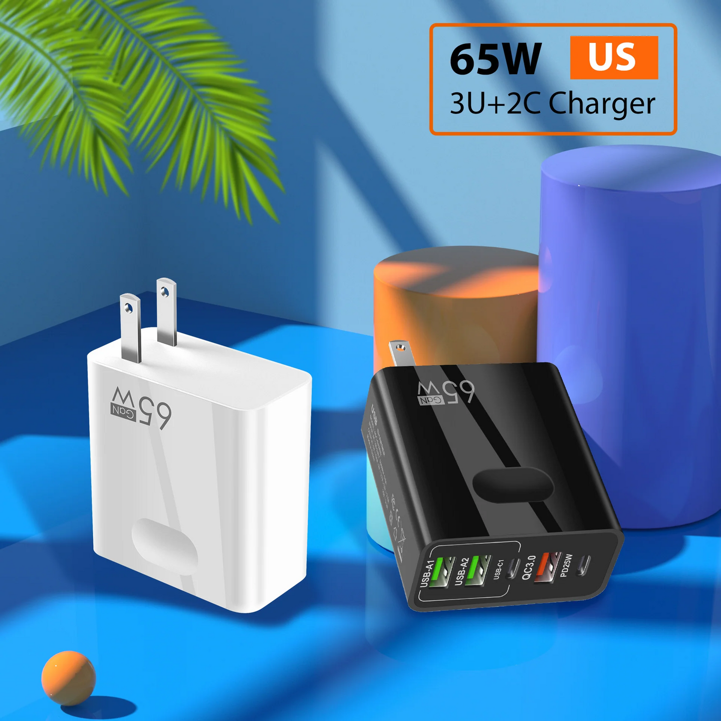 🎉LAST DAY SALE 50% OFF🔥[Practical Gift] 65W & 120W Multiple-Ports Fast Charger