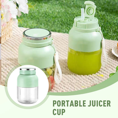 🍹Multifunctional Large-Capacity Wireless Portable Juicer Cup — All-in-One Juicing & Sipping, Compact & Convenient