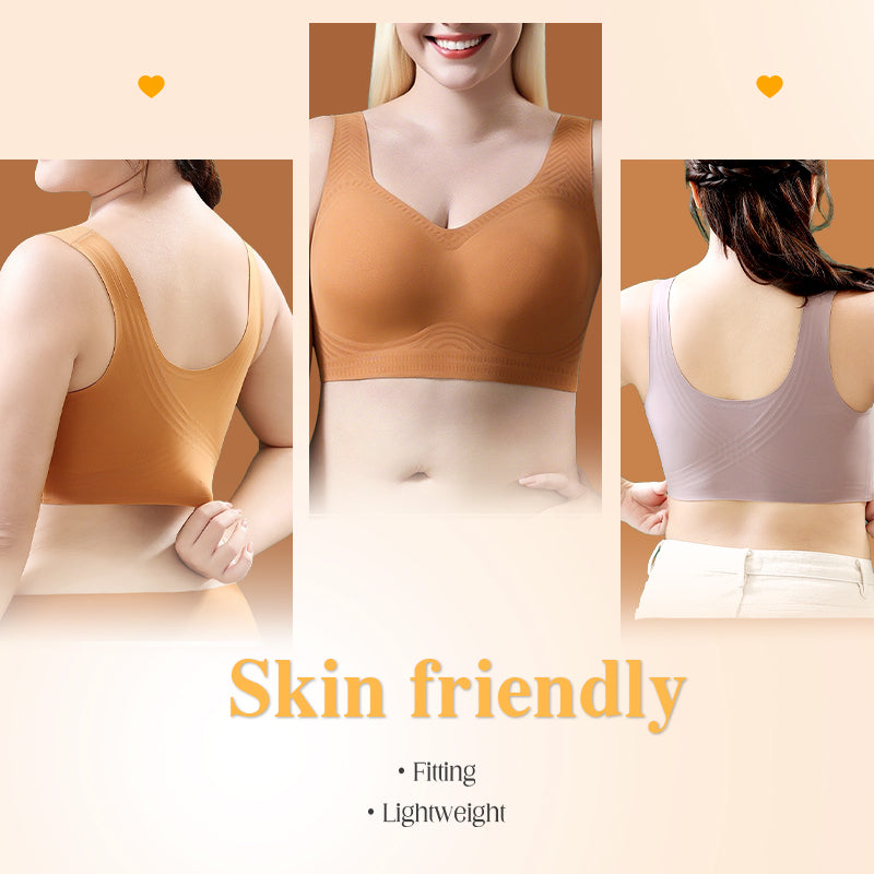 🔥🔥Promotion - 49% OFF✨Breathable Soft Seamless Tank-Style Bra