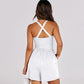🏖️Summer Hot Sale 50% OFF🌼Women's Casual Criss Cross Short Jumpsuit