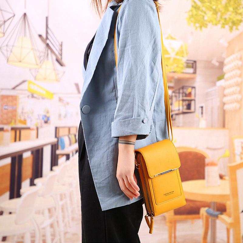🔥Last Day Promotion：ONLY ￡8.99!!👜 📱 Simple and elegant women's touchscreen crossbody phone wallet