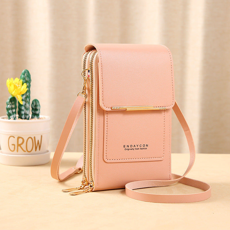 🔥Last Day Promotion：ONLY ￡8.99!!👜 📱 Simple and elegant women's touchscreen crossbody phone wallet