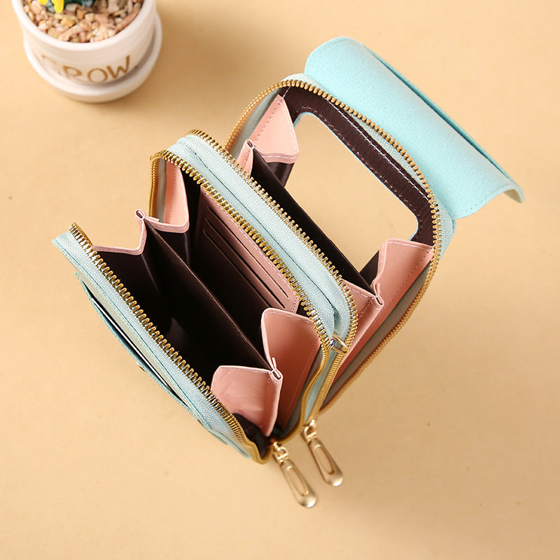 🔥Last Day Promotion：ONLY ￡8.99!!👜 📱 Simple and elegant women's touchscreen crossbody phone wallet