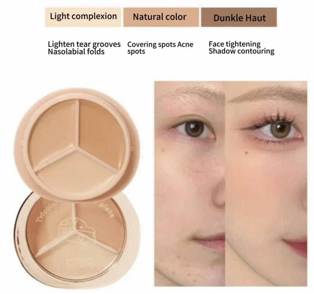 🔥Hot Sale 49% OFF🎁 3-In-1 Contouring And Brighten Concealer Palette