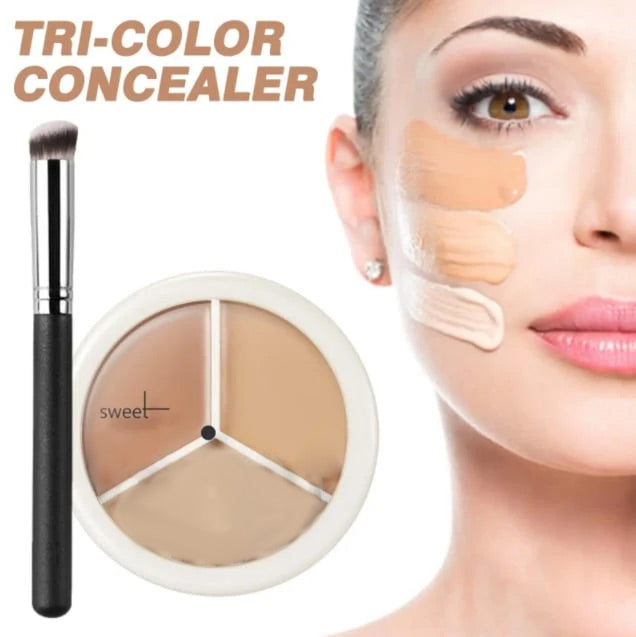 🔥Hot Sale 49% OFF🎁 3-In-1 Contouring And Brighten Concealer Palette