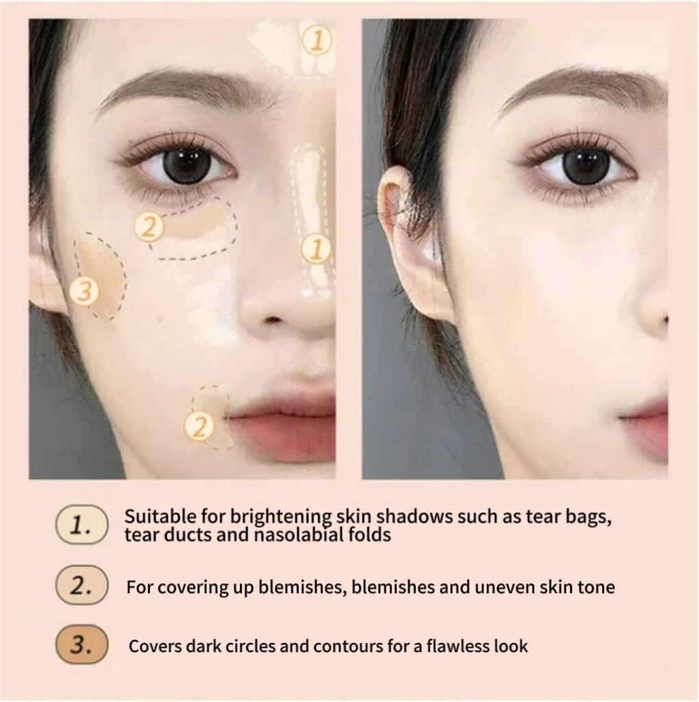 🔥Hot Sale 49% OFF🎁 3-In-1 Contouring And Brighten Concealer Palette