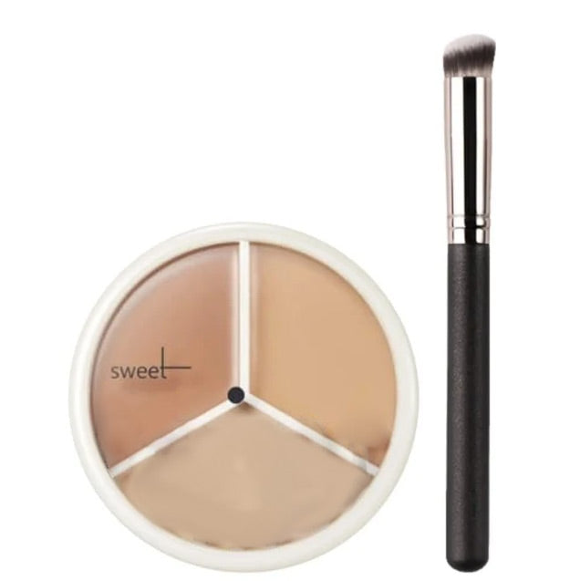 🔥Hot Sale 49% OFF🎁 3-In-1 Contouring And Brighten Concealer Palette