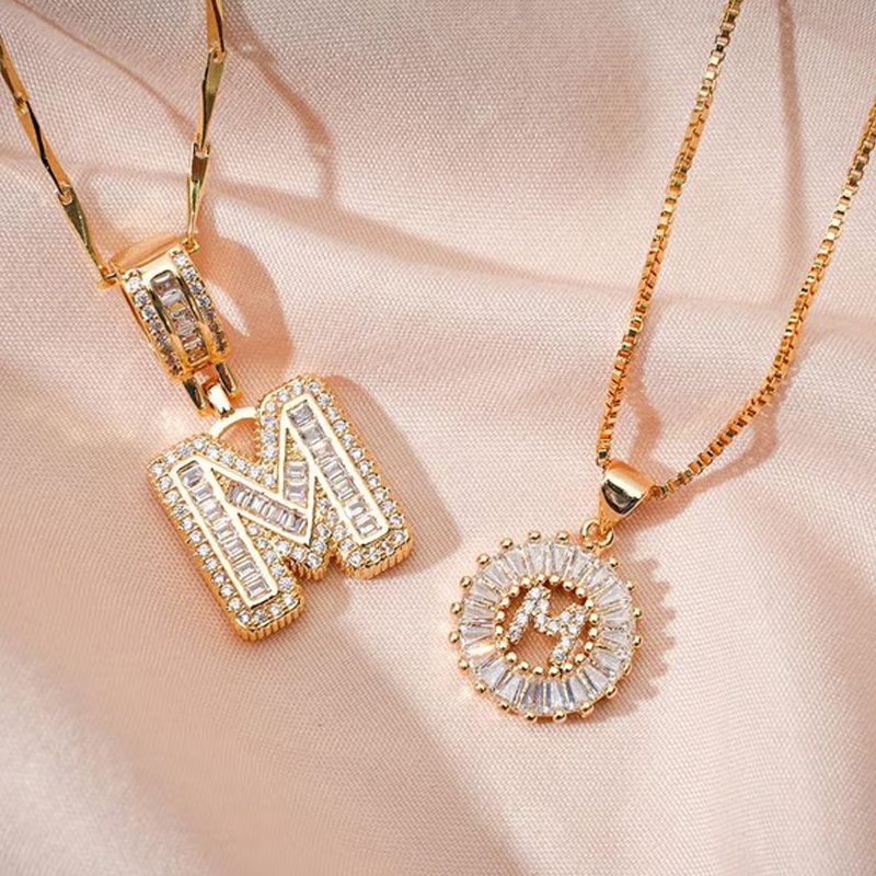 💍Last Day Only ￡9.99 & 2 Pack💍 Initial Letter Pendant Necklaces-Best Gift for your friends💝