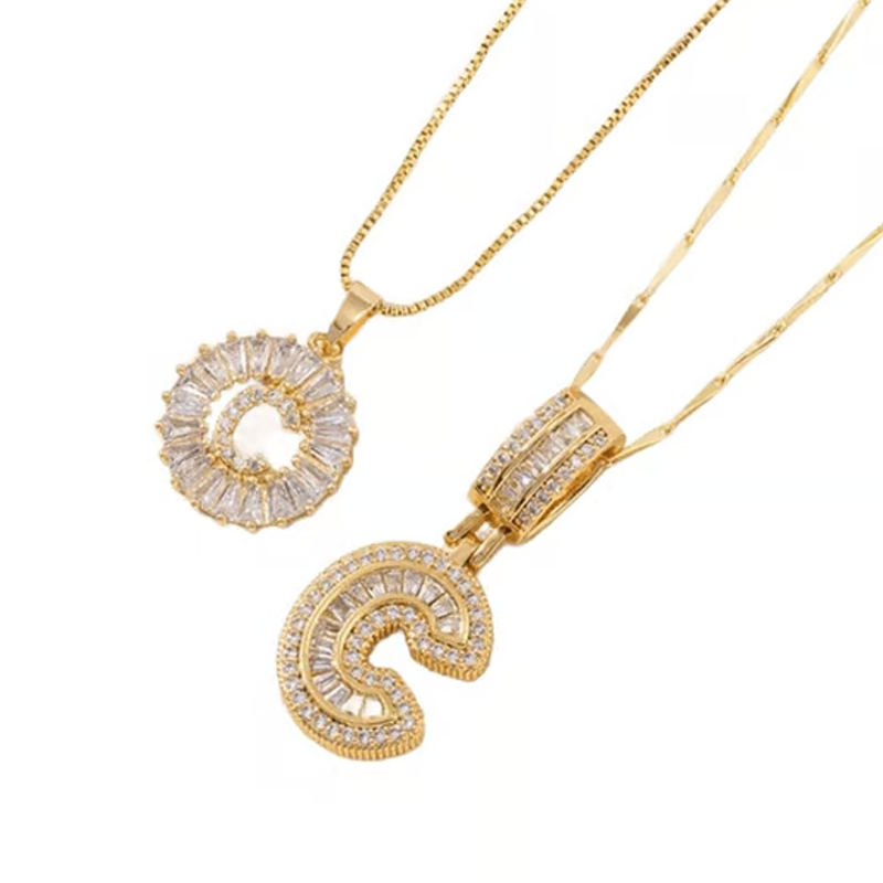 💍Last Day Only ￡9.99 & 2 Pack💍 Initial Letter Pendant Necklaces-Best Gift for your friends💝