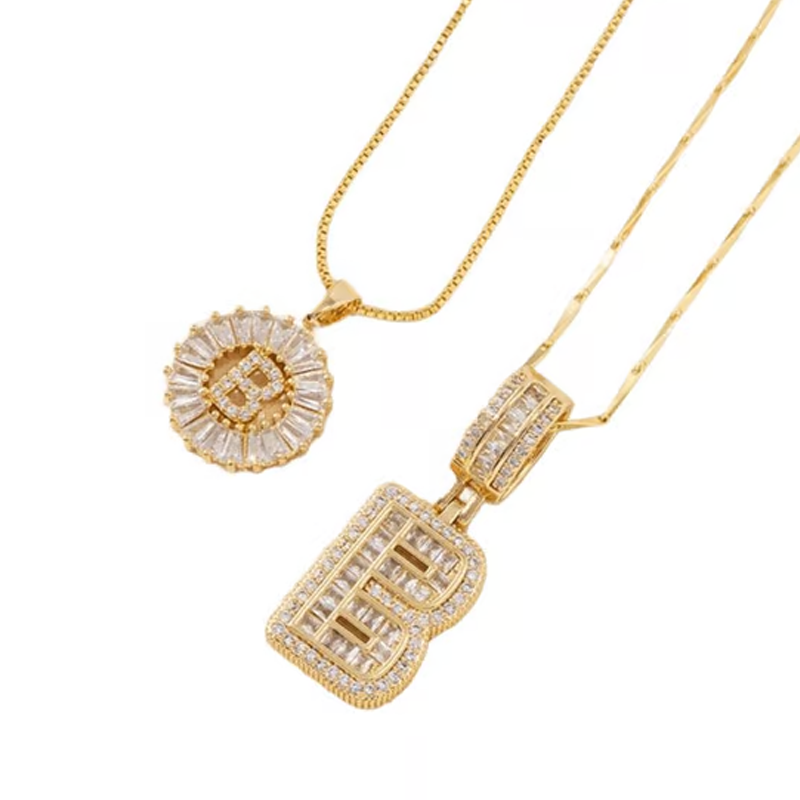 💍Last Day Only ￡9.99 & 2 Pack💍 Initial Letter Pendant Necklaces-Best Gift for your friends💝