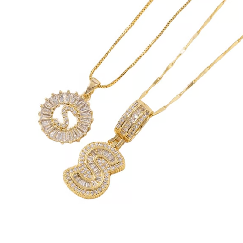 💍Last Day Only ￡9.99 & 2 Pack💍 Initial Letter Pendant Necklaces-Best Gift for your friends💝