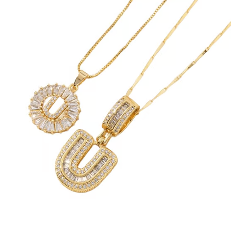 💍Last Day Only ￡9.99 & 2 Pack💍 Initial Letter Pendant Necklaces-Best Gift for your friends💝