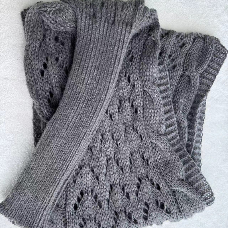 🎁Christmas Sale 50% OFF!!🔥Women’s Cut-out Knitted Shawl with Double Sleeves