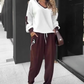 ❤️ LAST DAY PROMOTION - 50%OFF ❤️ Color-Block Pullover Hoodie & Jogger Pants Set