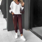 ❤️ LAST DAY PROMOTION - 50%OFF ❤️ Color-Block Pullover Hoodie & Jogger Pants Set