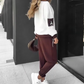 ❤️ LAST DAY PROMOTION - 50%OFF ❤️ Color-Block Pullover Hoodie & Jogger Pants Set