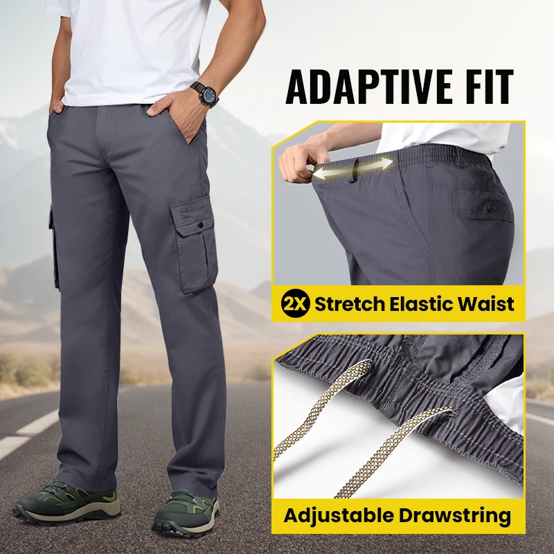 🎁Hot Sales - 50% OFF👖Men’s Multi-Pocket Cargo Pants