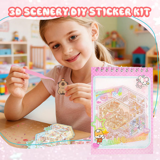 🎁Last Day 49% OFF😍3D Scenery DIY Sticker Kit