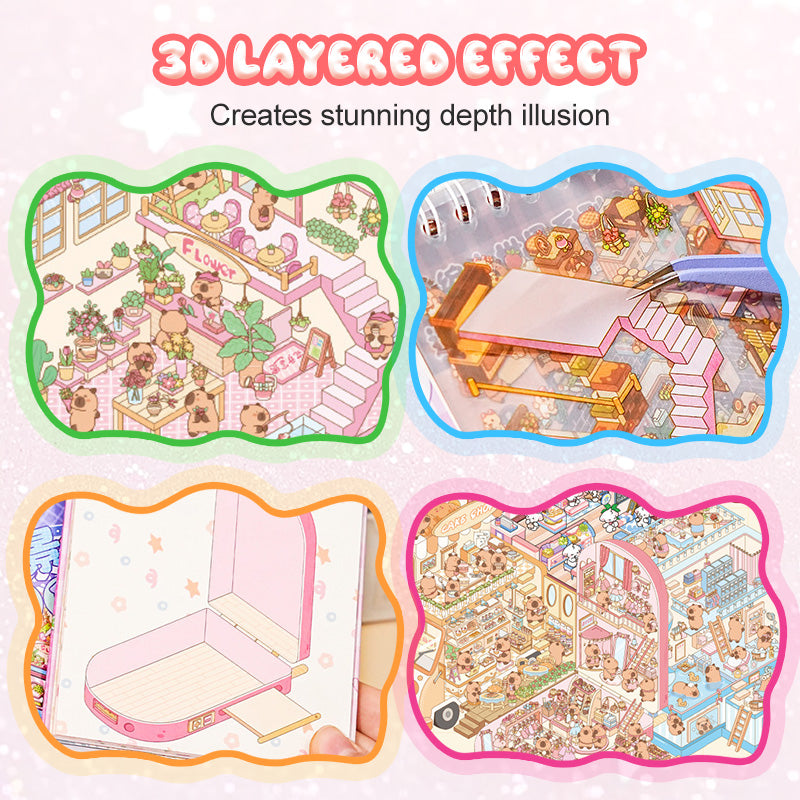 🎁Last Day 49% OFF😍3D Scenery DIY Sticker Kit