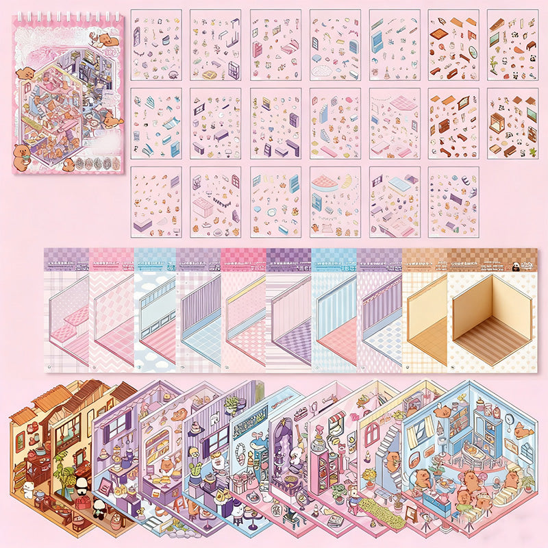 🎁Last Day 49% OFF😍3D Scenery DIY Sticker Kit