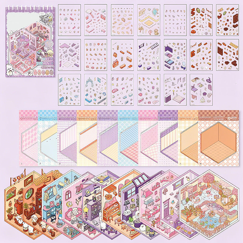 🎁Last Day 49% OFF😍3D Scenery DIY Sticker Kit