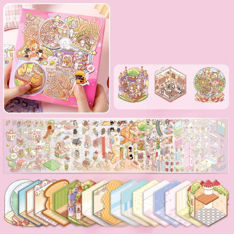 🎁Last Day 49% OFF😍3D Scenery DIY Sticker Kit