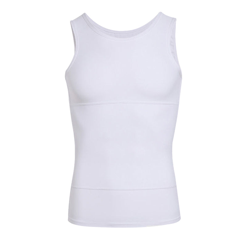 🦺HOT SALE 50% OFF🙋‍♂️ Men's Solid Slimming Abdominal Control Vest