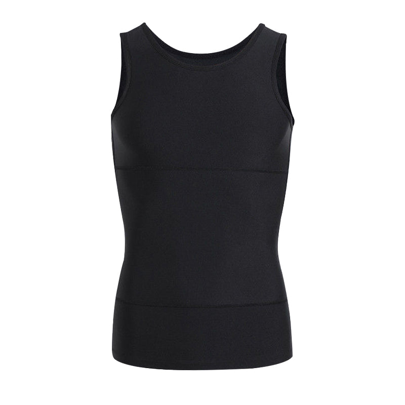 🦺HOT SALE 50% OFF🙋‍♂️ Men's Solid Slimming Abdominal Control Vest