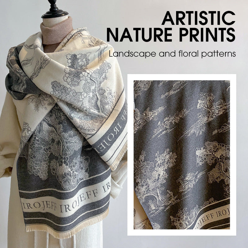 Artistic Patterned Warm Scarf