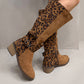 🔥Hot Sale 50% OFF!!⚡50K+ SOLD!Women's Leopard Print Riding Boots