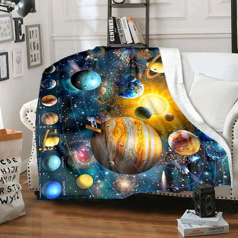 🏆2026 New Year Sale 50% OFF💕Artistic Print Flannel Throw Blanket1
