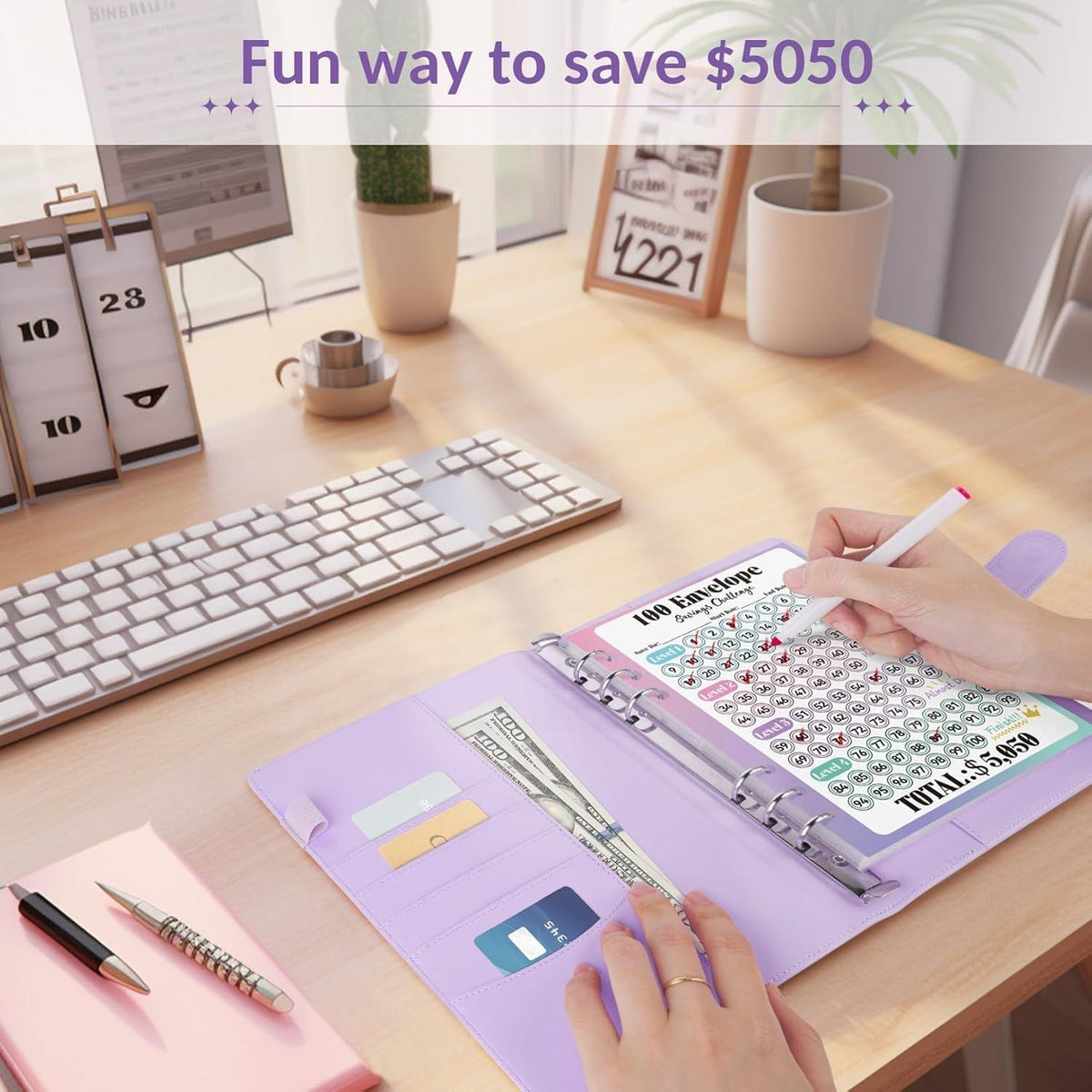 🎁LAST DAY SALE 70% OFF✉️Savings Challenges Book with Envelopes💸