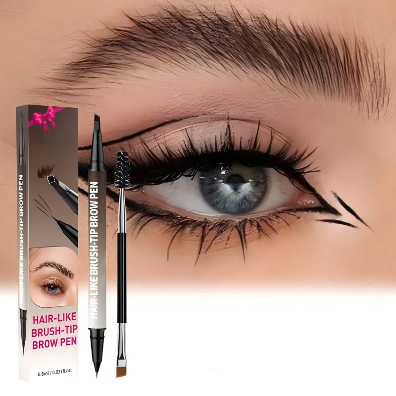 🏆 Last Day Special Price £10.99! 🔥Buy 1 Get 1 Free🔥💥Waterproof & Smudge-Proof Brow Pen👁️‍🗨️