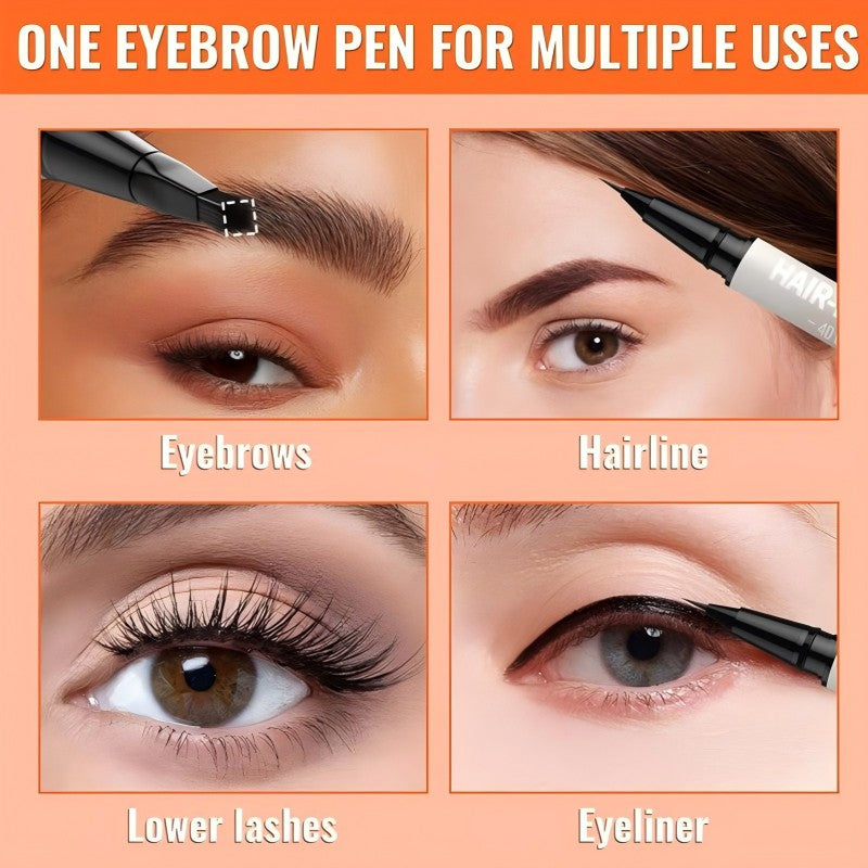 🏆 Last Day Special Price £10.99! 🔥Buy 1 Get 1 Free🔥💥Waterproof & Smudge-Proof Brow Pen👁️‍🗨️