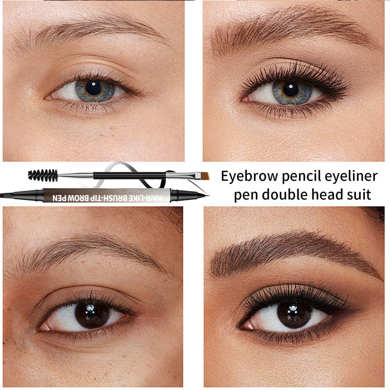 🏆 Last Day Special Price £10.99! 🔥Buy 1 Get 1 Free🔥💥Waterproof & Smudge-Proof Brow Pen👁️‍🗨️