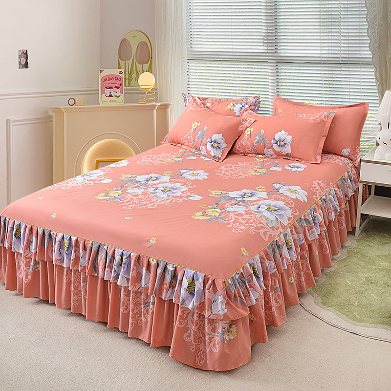 💖New Arrival-50% OFF🛏️☁️3-Piece Ruffled Bed Skirt Set