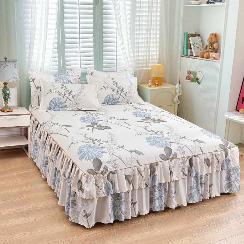 💖New Arrival-50% OFF🛏️☁️3-Piece Ruffled Bed Skirt Set
