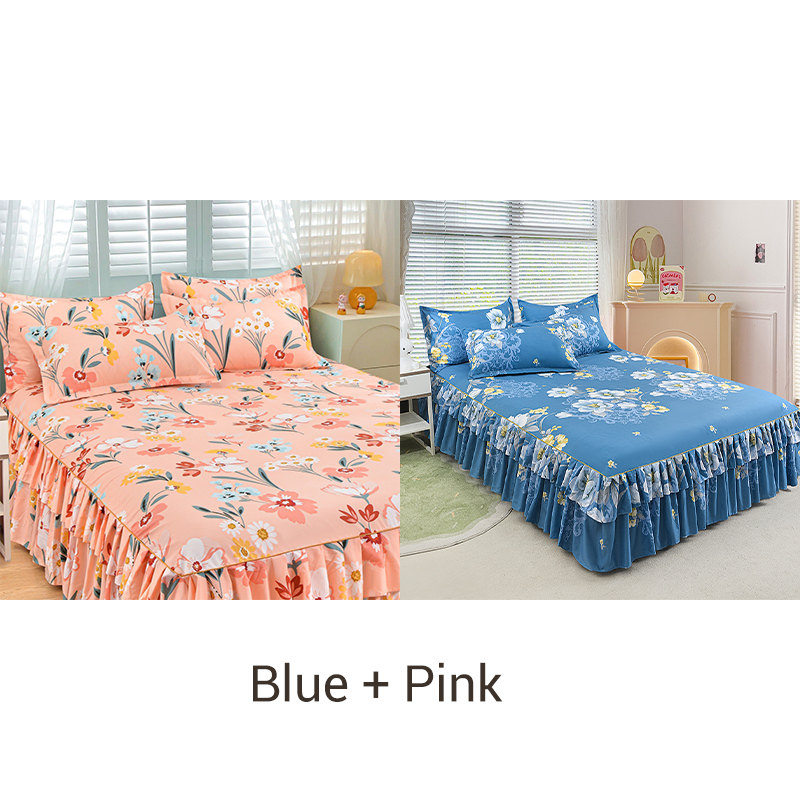 💖New Arrival-50% OFF🛏️☁️3-Piece Ruffled Bed Skirt Set