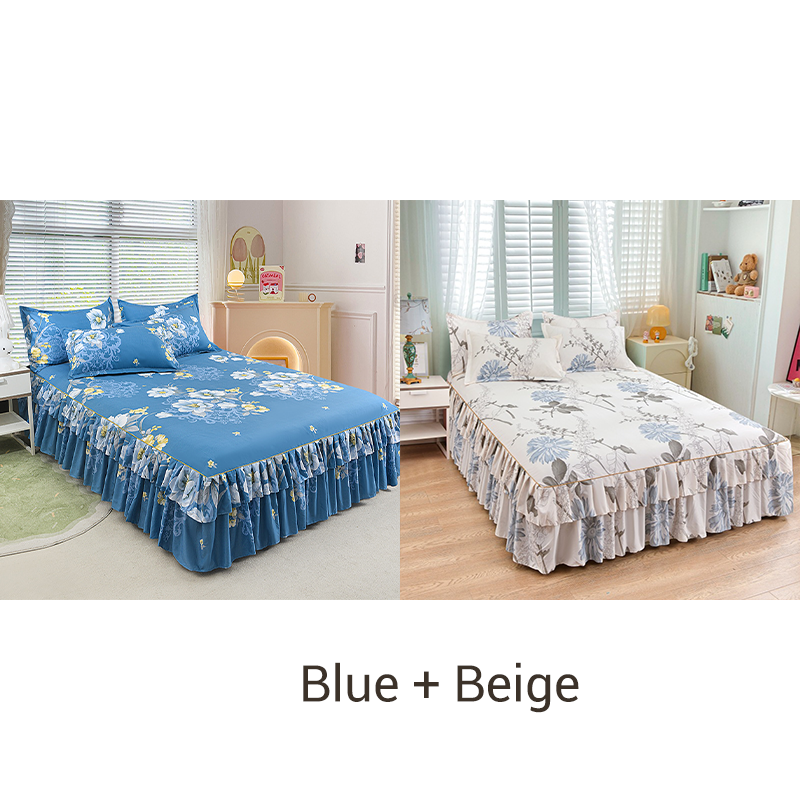 💖New Arrival-50% OFF🛏️☁️3-Piece Ruffled Bed Skirt Set