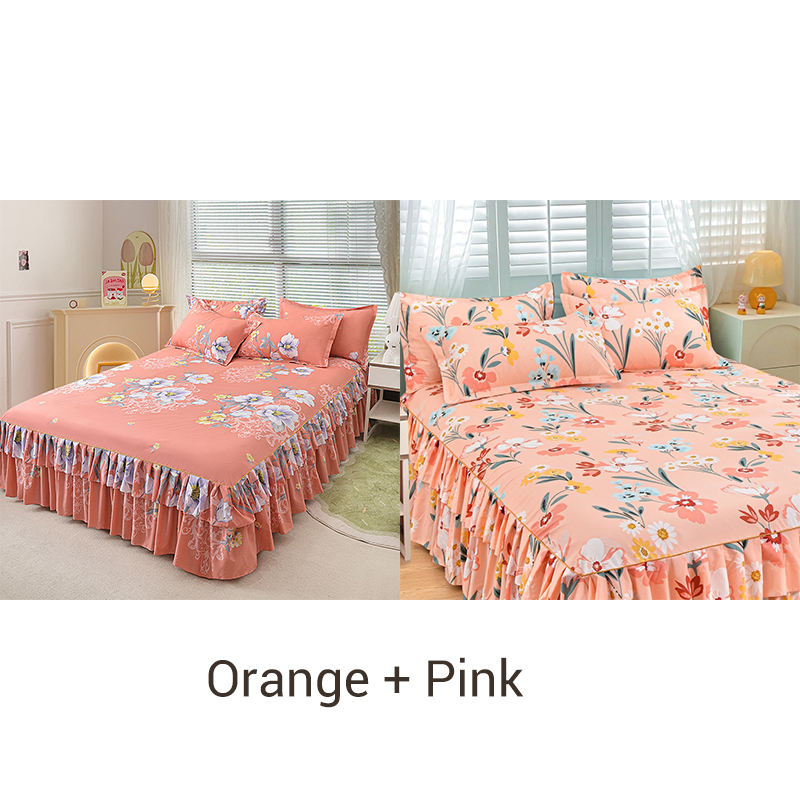 💖New Arrival-50% OFF🛏️☁️3-Piece Ruffled Bed Skirt Set